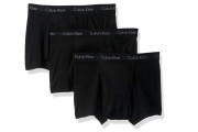 Calvin Klein Men's Underwear 3 Pack Cotton Stretch-black